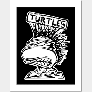 Punk turtle Posters and Art